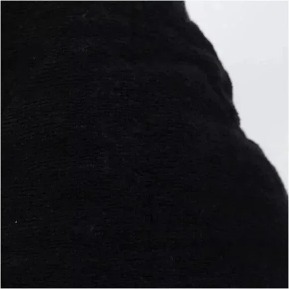 Chanel Tote Bag Pile Black Auth - Picture 10 of 14